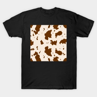 Brown cow print T-Shirt